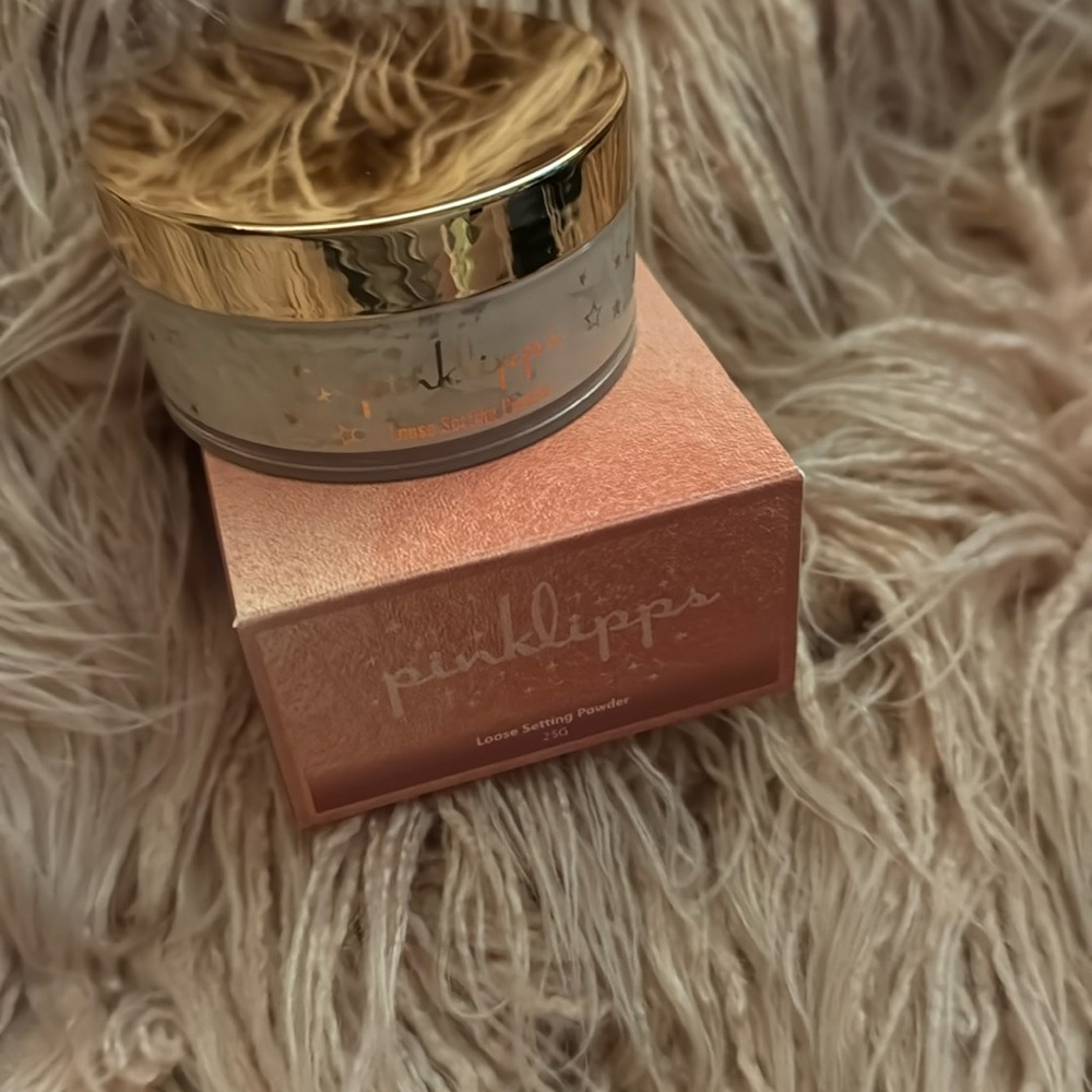 Pinklipps Loose Setting Powder. Translucent.NIB🔹FIRM🔹